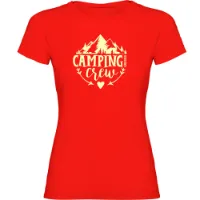 Kruskis Camping Crew Kortarmet T-skjorte