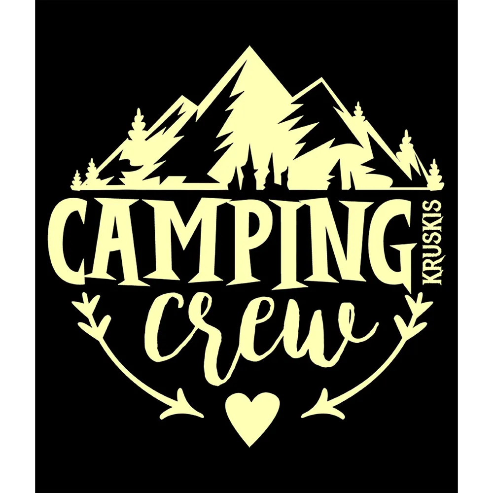 Kruskis Camping Crew Kortarmet T-skjorte