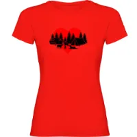 Kruskis Camping Dogs Kortarmet T-skjorte