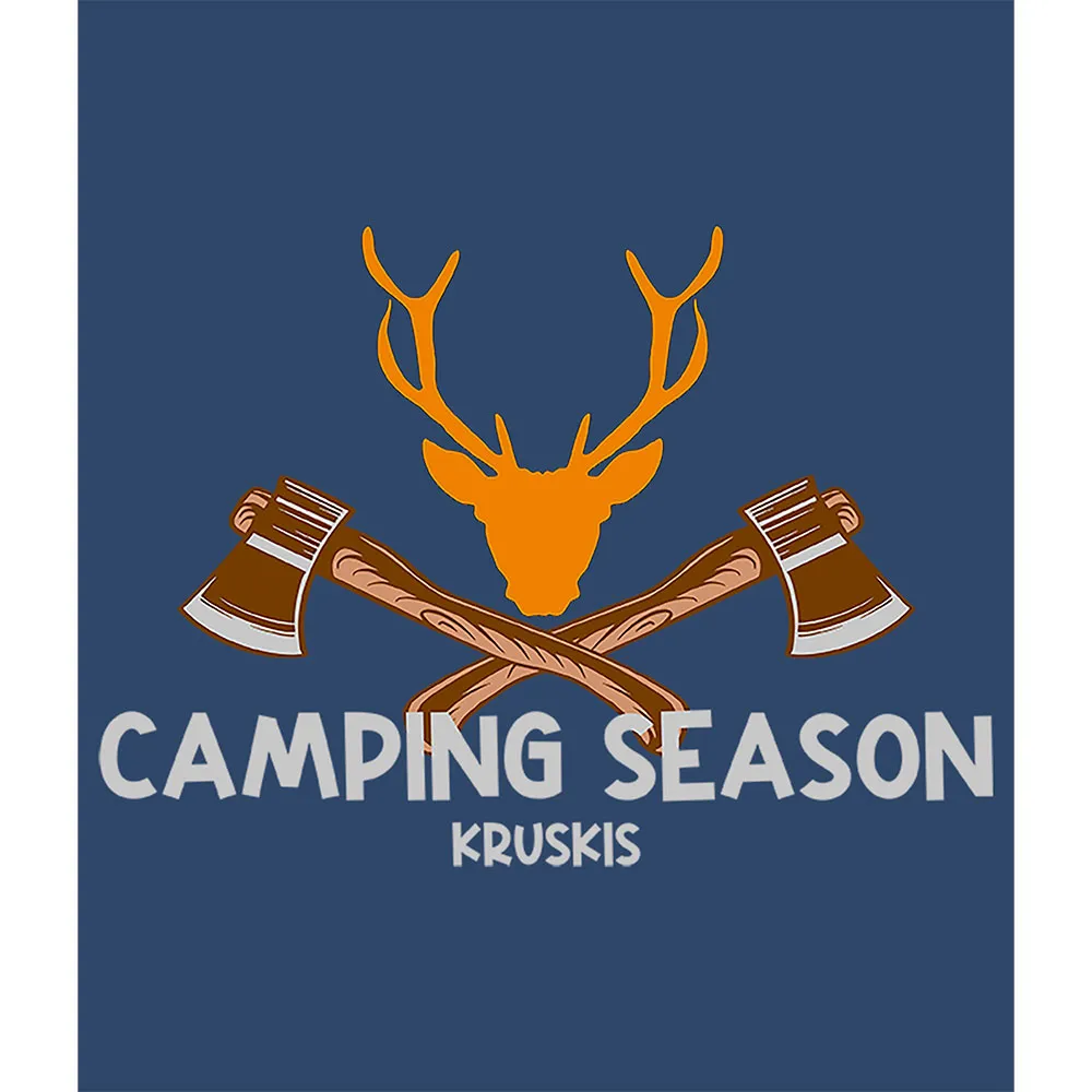 Kruskis Camping Season Kortarmet T-skjorte