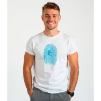 Kruskis Climber Fingerprint Eco Kortarmet T-skjorte