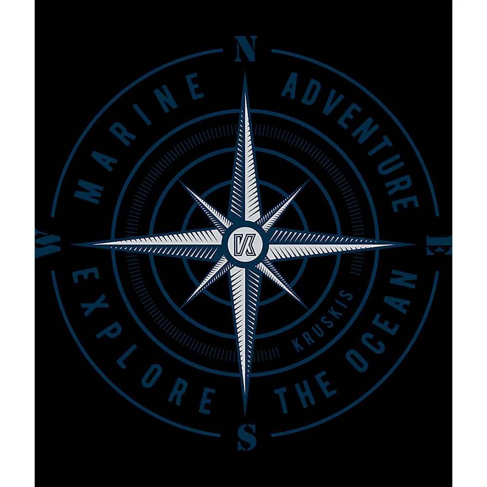 Kruskis Compass Rose Kortarmet T-skjorte