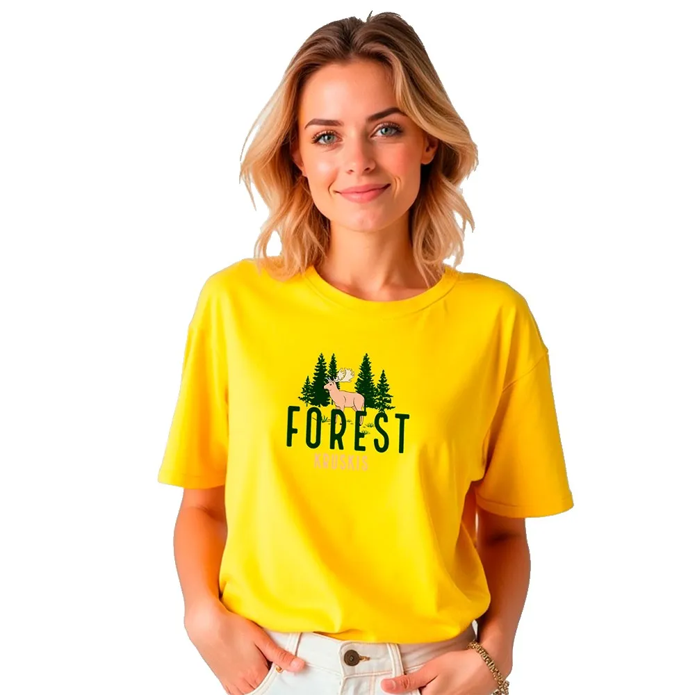 Kruskis Deer Kortarmet T-skjorte