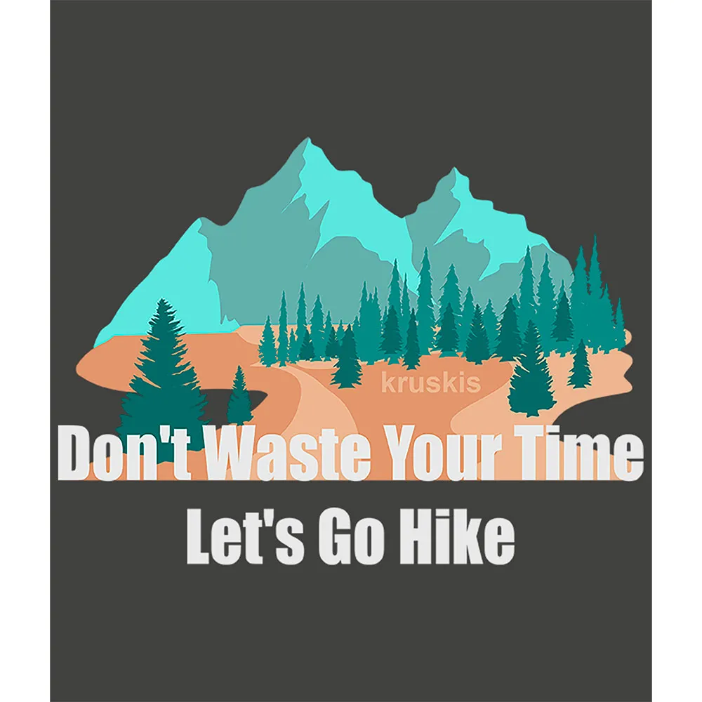 Kruskis Dont Waste Your Time Kortarmet T-skjorte
