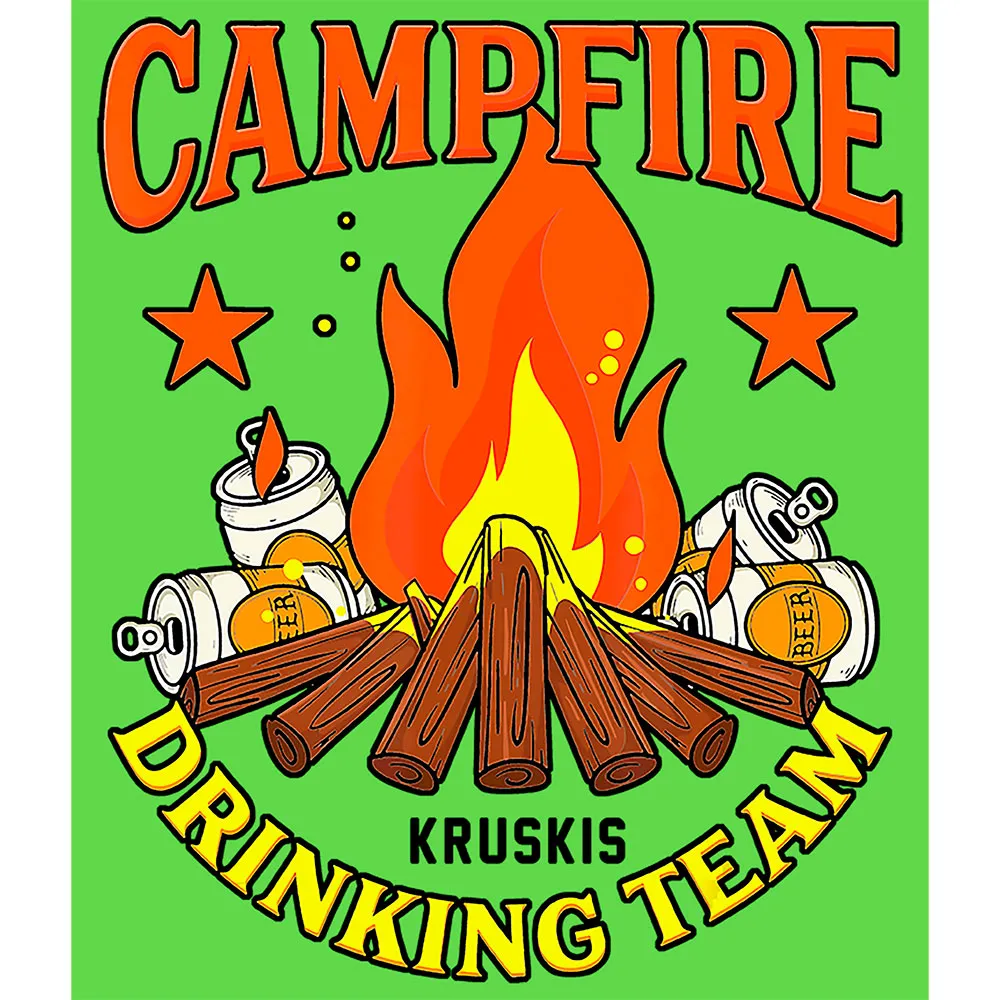 Kruskis Drinking Team Kortarmet T-skjorte