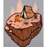 Kruskis Floating Rock Eco Kortarmet T-skjorte