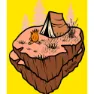 Kruskis Floating Rock Kortarmet T-skjorte