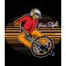 Kruskis Freestyle Rider Kortarmet T-skjorte