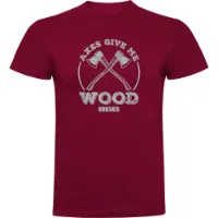 Kruskis Give Me Wood Kortarmet T-skjorte Kruskis Give Me Wood Kortarmet T-skjorte