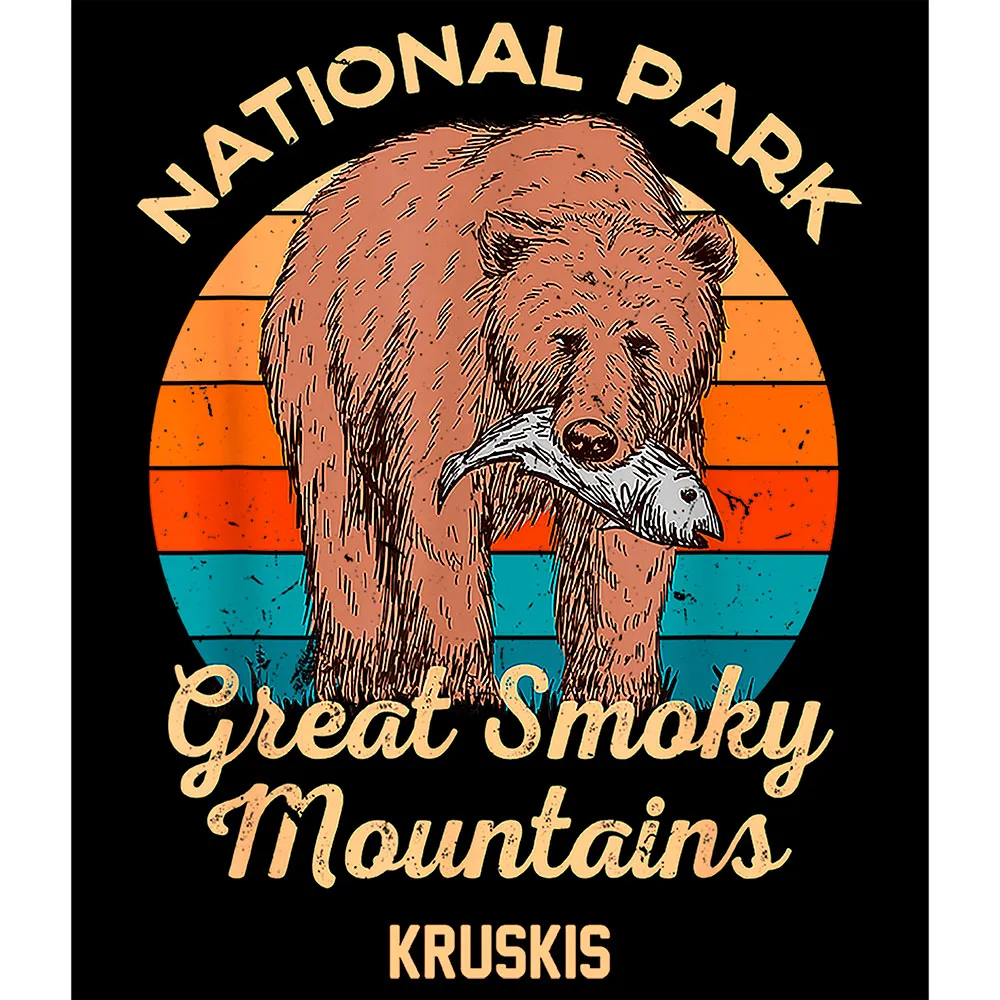 Kruskis Great Smoky Mountains Kortarmet T-skjorte