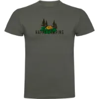 Kruskis Happy Camping Kortarmet T-skjorte Kruskis Happy Camping Kortarmet T-skjorte