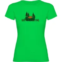 Kruskis Happy Camping Kortarmet T-skjorte