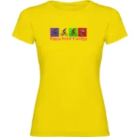 Kruskis Happy Pedal Dancing Kortarmet T-skjorte