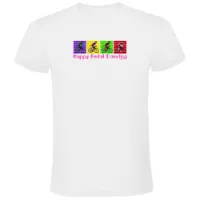 Kruskis Happy Pedal Dancing Kortarmet T-skjorte Kruskis Happy Pedal Dancing Kortarmet T-skjorte
