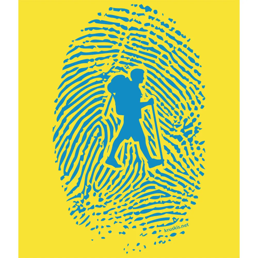 Kruskis Hiker Fingerprint Kortarmet T-skjorte