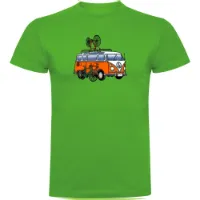 Kruskis Hippie Van Bike Kortarmet T-skjorte Kruskis Hippie Van Bike Kortarmet T-skjorte