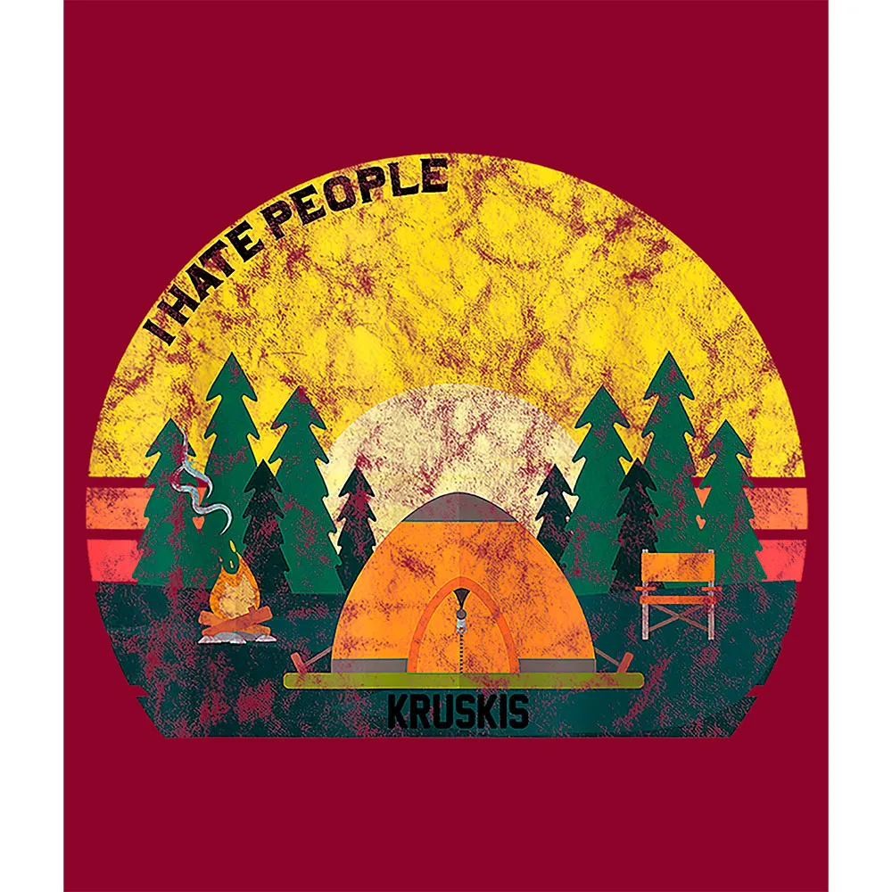 Kruskis I Hate People Kortarmet T-skjorte