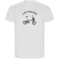 Kruskis I Like To Ride Bikes Eco Kortarmet T-skjorte