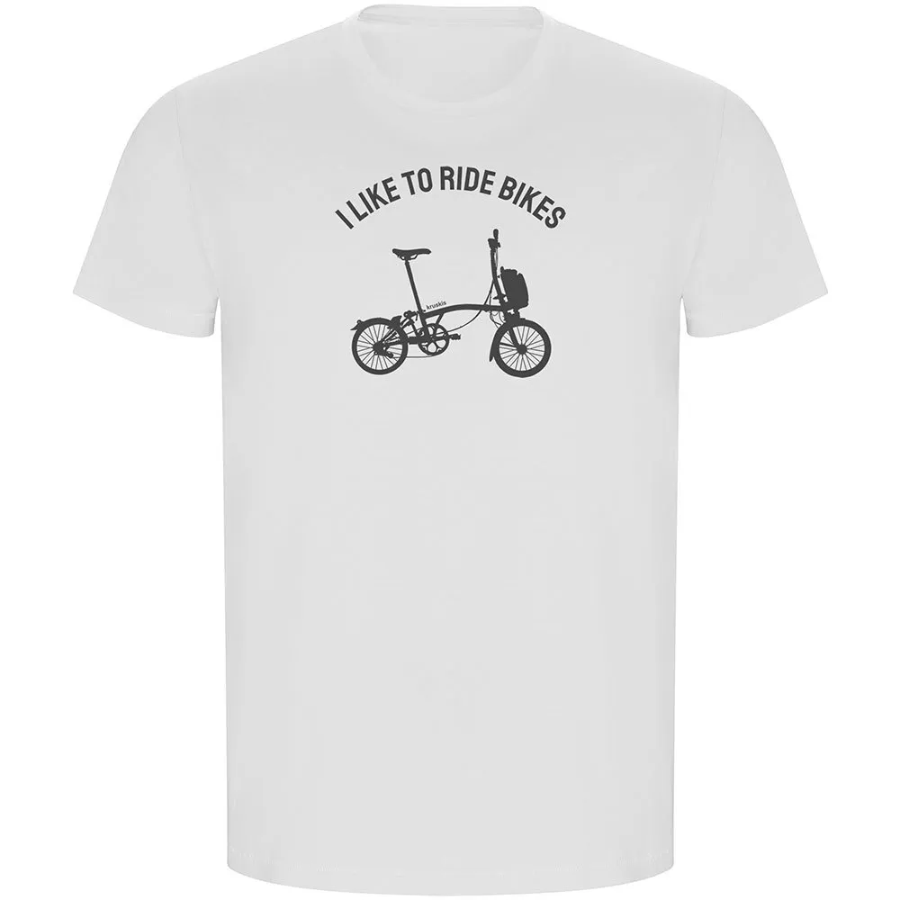 Kruskis I Like To Ride Bikes Eco Kortarmet T-skjorte