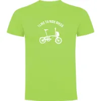 Kruskis I Like To Ride Bikes Kortarmet T-skjorte