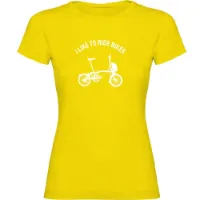 Kruskis I Like To Ride Bikes Kortarmet T-skjorte Kruskis I Like To Ride Bikes Kortarmet T-skjorte