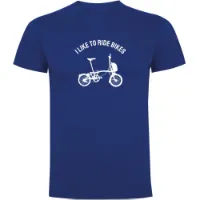 Kruskis I Like To Ride Bikes Kortarmet T-skjorte
