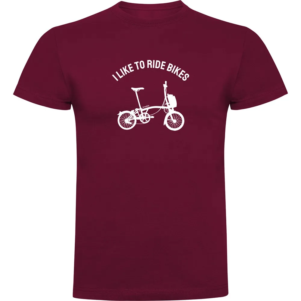 Kruskis I Like To Ride Bikes Kortarmet T-skjorte Kruskis I Like To Ride Bikes Kortarmet T-skjorte