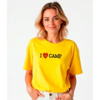 Kruskis I Love Camp Kortarmet T-skjorte