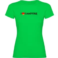 Kruskis I Love Campfire Kortarmet T-skjorte Kruskis I Love Campfire Kortarmet T-skjorte