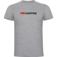 Kruskis I Love Campfire Kortarmet T-skjorte
