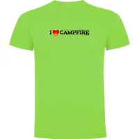 Kruskis I Love Campfire Kortarmet T-skjorte Kruskis I Love Campfire Kortarmet T-skjorte
