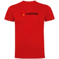 Kruskis I Love Campfire Kortarmet T-skjorte