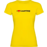 Kruskis I Love Campfire Kortarmet T-skjorte Kruskis I Love Campfire Kortarmet T-skjorte