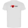 Kruskis I Love Dad Eco Kortarmet T-skjorte