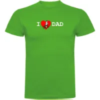 Kruskis I Love Dad Kortarmet T-skjorte Kruskis I Love Dad Kortarmet T-skjorte