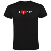 Kruskis I Love Dad Kortarmet T-skjorte