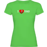 Kruskis I Love Dad Kortarmet T-skjorte Kruskis I Love Dad Kortarmet T-skjorte