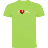 Kruskis I Love Dad Kortarmet T-skjorte