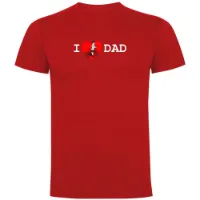 Kruskis I Love Dad Kortarmet T-skjorte