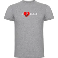 Kruskis I Love Dad Kortarmet T-skjorte