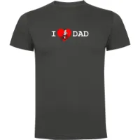 Kruskis I Love Dad Kortarmet T-skjorte