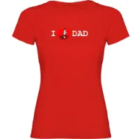 Kruskis I Love Dad Kortarmet T-skjorte Kruskis I Love Dad Kortarmet T-skjorte
