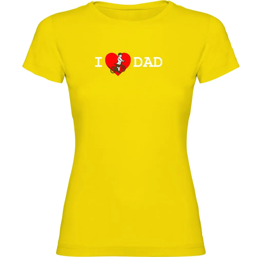 Kruskis I Love Dad Kortarmet T-skjorte