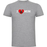 Kruskis I Love Mum Kortarmet T-skjorte
