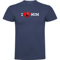 Kruskis I Love Mum Kortarmet T-skjorte