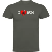 Kruskis I Love Mum Kortarmet T-skjorte