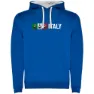 Royal blue / white