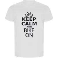 Kruskis Keep Calm And Bike On Eco Kortarmet T-skjorte