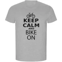 Kruskis Keep Calm And Bike On Eco Kortarmet T-skjorte Kruskis Keep Calm And Bike On Eco Kortarmet T-skjorte