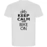 Kruskis Keep Calm And Bike On Eco Kortarmet T-skjorte
